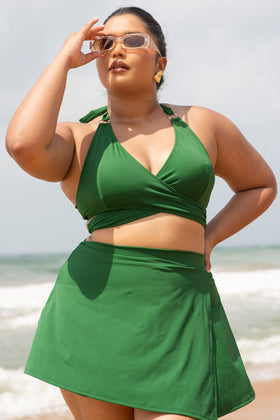 Criss Cross Tri Bikini Top