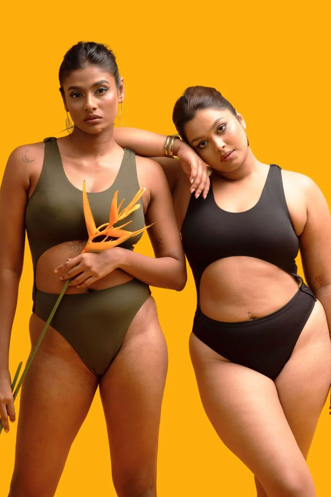 Front Cut out Swimsuit