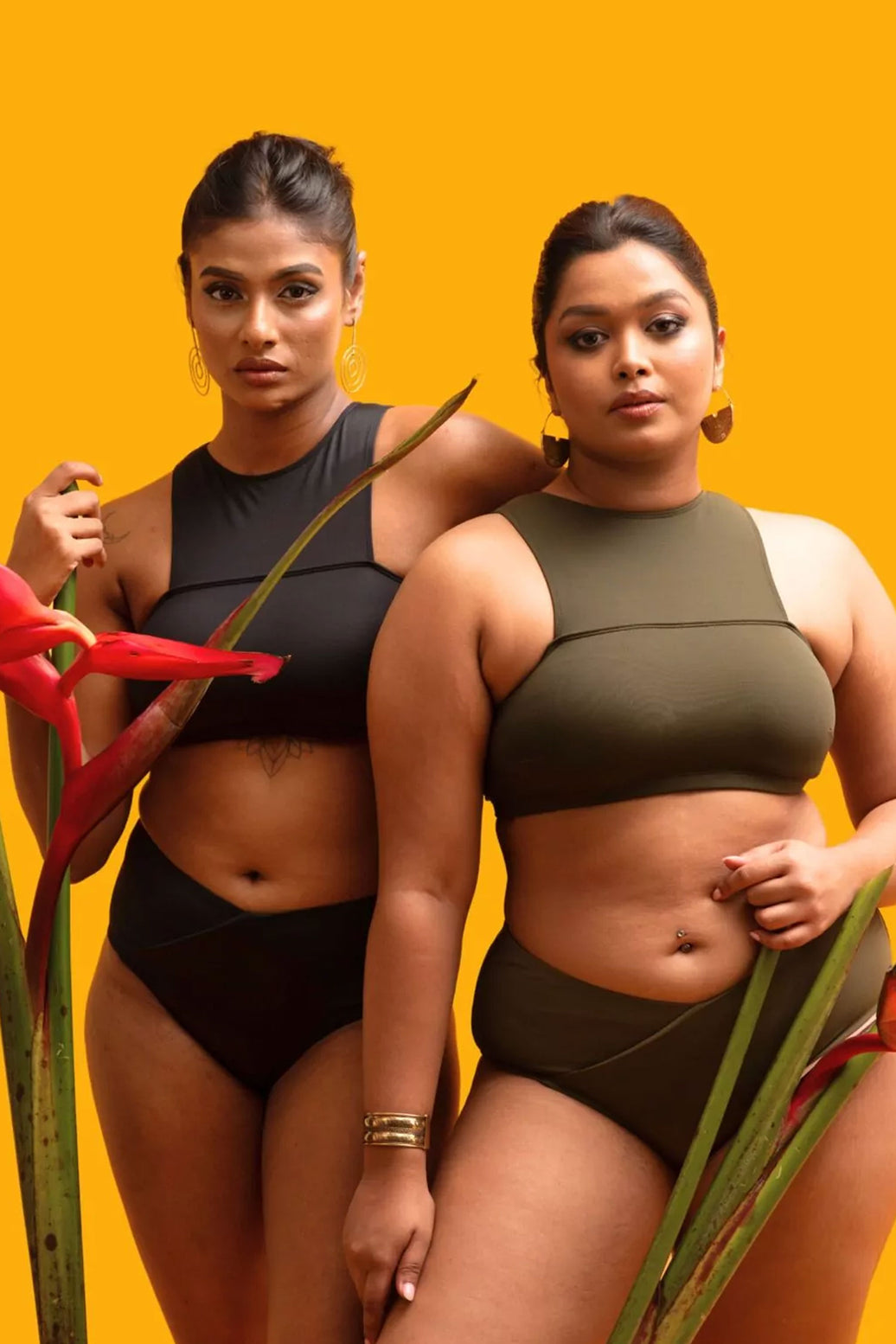 Front Overlap Swim Bottom