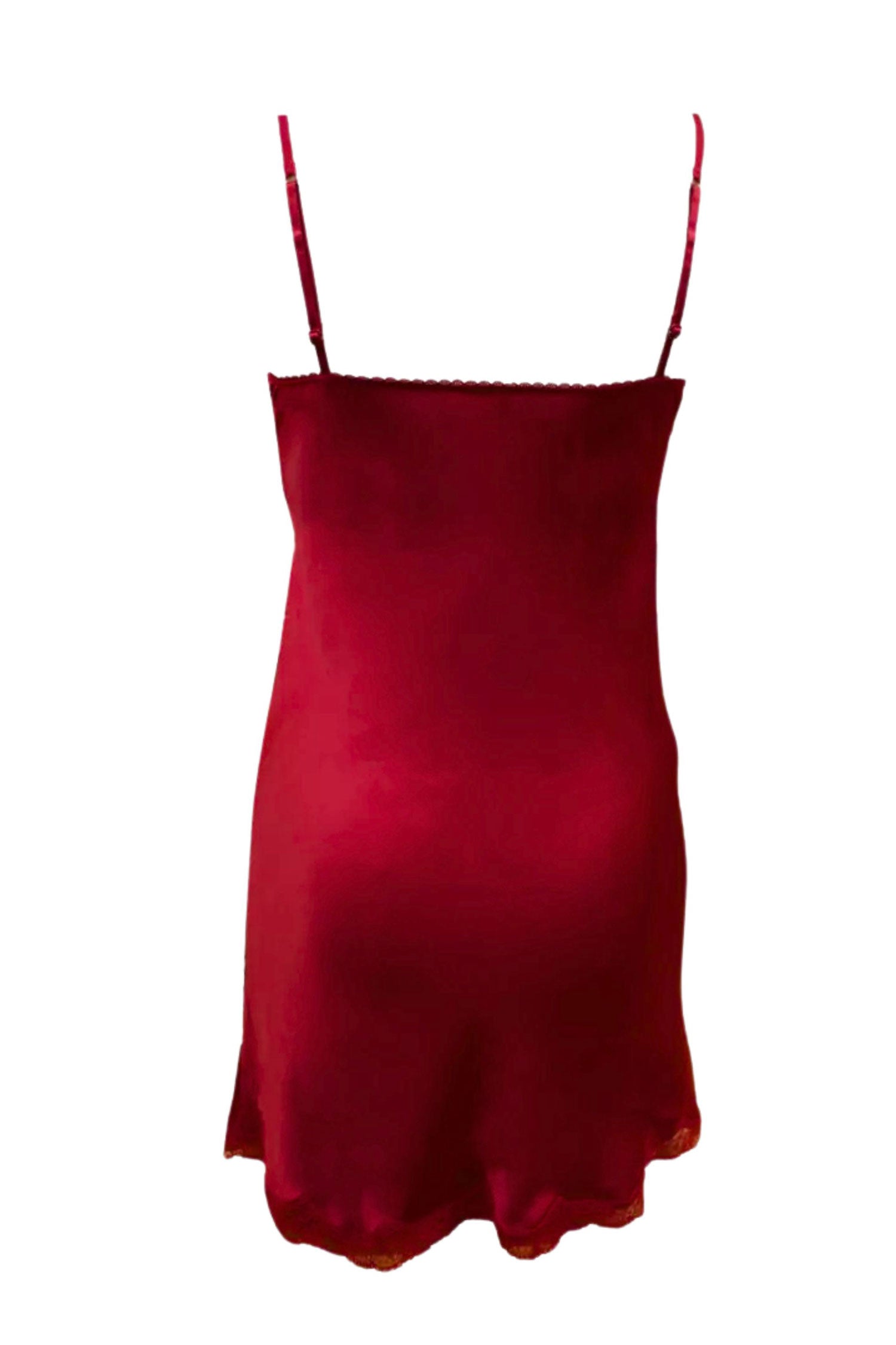 Satin slip with Trim Lace
